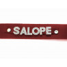 Collier en cuir rouge pour Salope Collier en cuir rouge pour Salope
