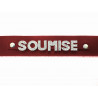 Collier en cuir rouge pour Soumise Collier en cuir rouge pour Soumise