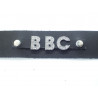 Collier en cuir noir BBC - Big Black Cock Collier en cuir noir BBC - Big Black Cock