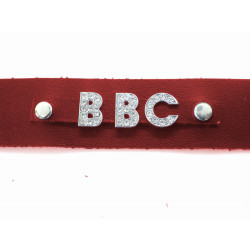 Red Leather Collar BBC - Big Black Cock