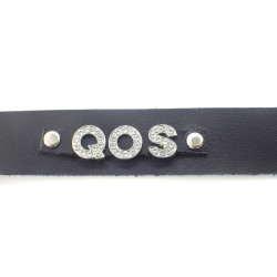 Collana in Pelle Nera QOS - Queen Of Spades