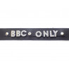 Collier en cuir noir BBC ONLY - Big Black Cock Only Collier en cuir noir BBC ONLY - Big Black Cock Only