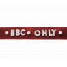 Collier en cuir rouge BBC ONLY - Big Black Cock Only Collier en cuir rouge BBC ONLY - Big Black Cock Only
